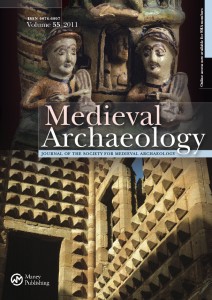 The new cover for Medieval Archaeology