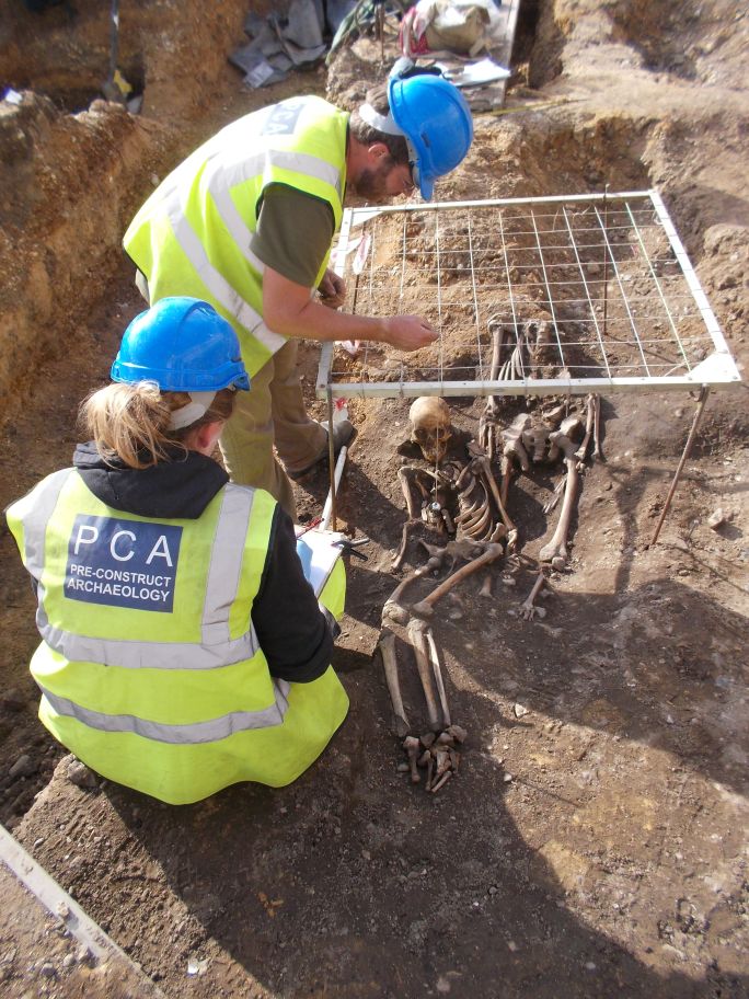 Stoke Quay excavation working shot